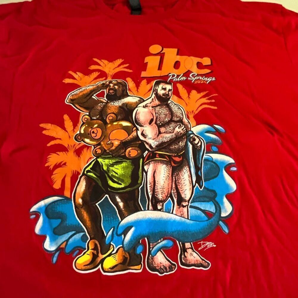 Novelty Graphic T Gildan Soft Style IBC Palm Springs Men’s 2XL